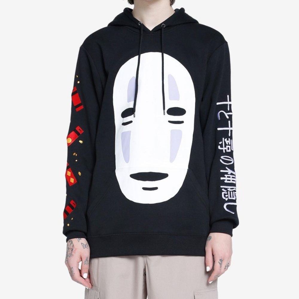 Unisex Studio Ghibli Spirited Away No-Face Jumbo Graphic Hoodie Hot Topic